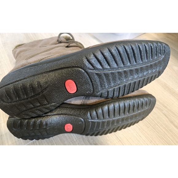 Ara Magaly Waterproof Gore-Tex Faux Fur Boots Brown UK 8H US 10.5 Wide Women's - Picture 4 of 6